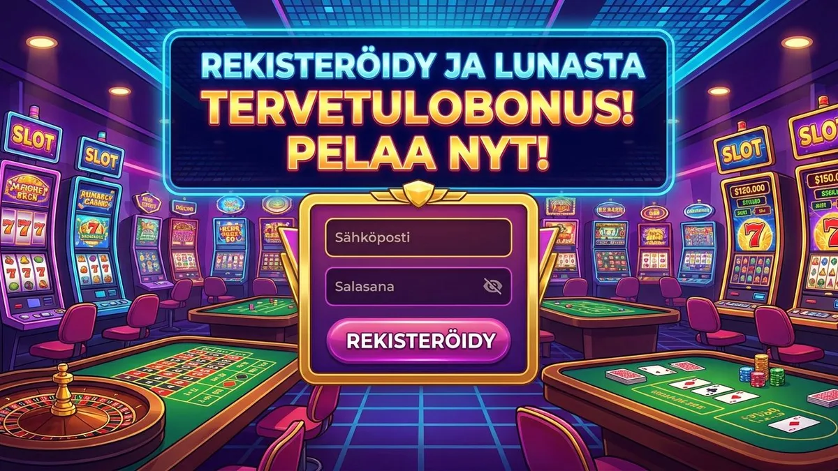 Rekisteröidy bonuksella